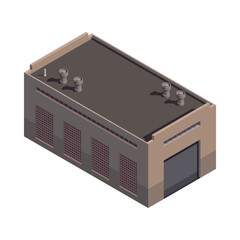 Poster - Industrial Building Icon