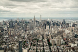 Fototapeta Nowy Jork - New York City Manhattan, Midtown, aerial view