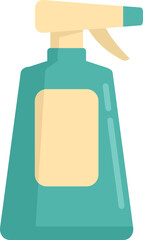 Wall Mural - Disinfection plastic bottle icon. Flat illustration of Disinfection plastic bottle vector icon for web design isolated