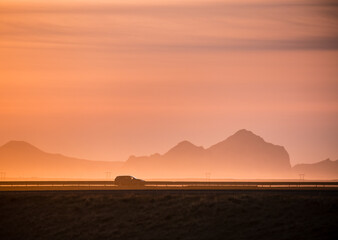 Wall Mural - sunset on the beach