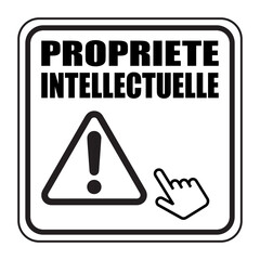 Sticker - Logo propriété intellectuelle.