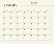 monthly 2023 planner printable vintage aesthetic calendar