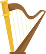 © anatolir - Harp art icon. Flat illustration of Harp art vector icon for web design isolated