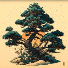 Ukiyo-e Baum