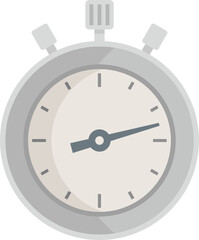 Poster - Stopwatch deadline icon flat vector. Watch clock. Timer countdown isolated