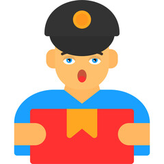 Poster - Delivery Man Icon