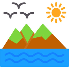 Sticker - Mountains Icon