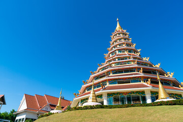 Wall Mural -  Wat Huay Pla Kang in Chiang Rai, Thailand