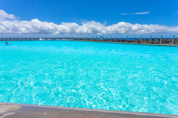 Poster - Piscine publique du Baril, Saint-Philippe, île de la Réunion 