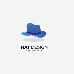 hat blue design logo colorful icon illustration