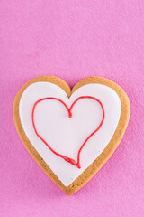 Wall Mural - heart shaped cookie