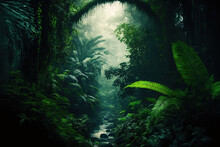 Inside A Rain Forest