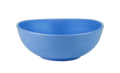 Wall Mural - blue bowl isolated on transparent png