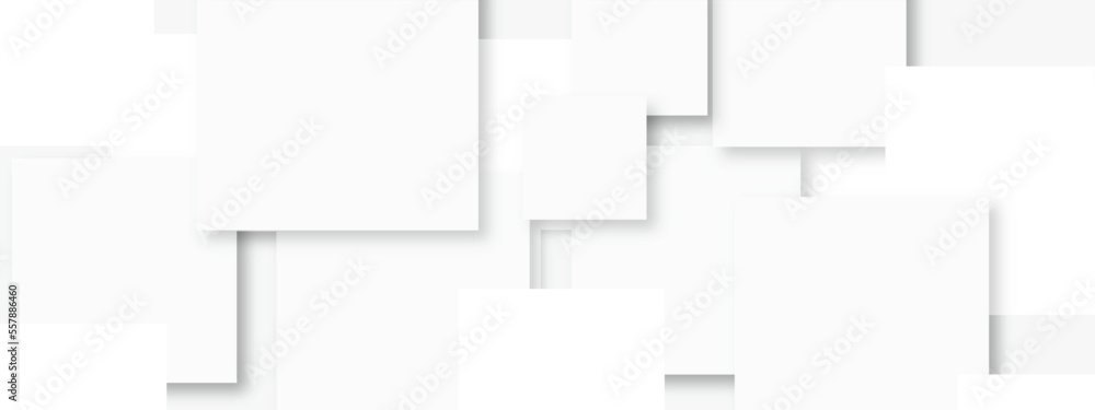 Abstract white and grey geometric square pattern, texture background ...