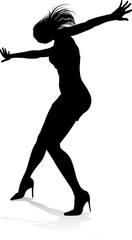 Wall Mural - Dance Dancer Silhouette