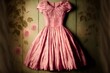 beautiful knee length bridesmaid dress casual pink color with very pretty top