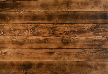 background of wooden boards. Brown wood panels.