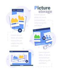 Wall Mural - photo image files and picture storage,photo gallery picture on display monitor campaign for web webs
