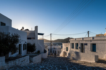 Wall Mural - Abend in Naoussa