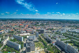 Fototapeta Miasto - Panorama Wrocławia  ze Sky Tower