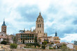 Segovia, España. April 28, 2022: The Holy Cathedral Church of Our Lady of the Assumption and of San Frutos de Segovia