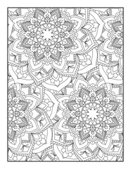 Flower Mandala Coloring Pages, Floral Mandala Coloring  Pages, Mandala Coloring Pages