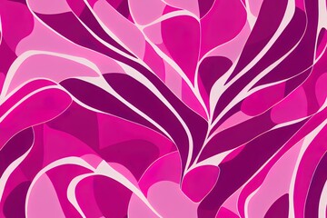 Wall Mural - Seamless pattern of love symbols. Background with a pink theme. Generative AI