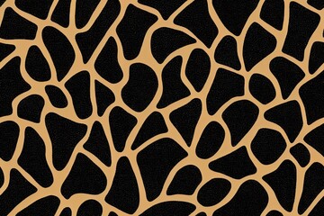 Wall Mural - design in the shape of a heart that is leopard print. Lettering and color on a grungy, abstract texture. Generative AI