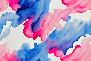 Wall Mural - Ink, graffiti, wallpaper, and textile prints blend seamlessly with watercolor brush strokes and calligraphy. Generative AI