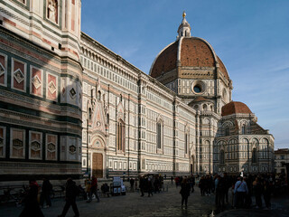 The cathedral of Florence (Duomo di Firenze), Santa Maria del Fiore in Italy