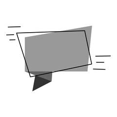 Wall Mural - empty banner message. concept graphic design element. vector illustration. stock image.
