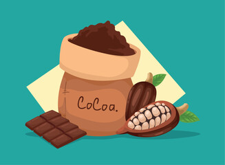 Poster - fresh cocoa products