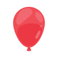 Wall Mural - red balloon helium floating