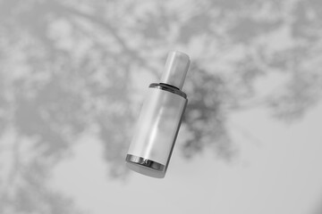 Sticker - clear glass cosmetic bottle