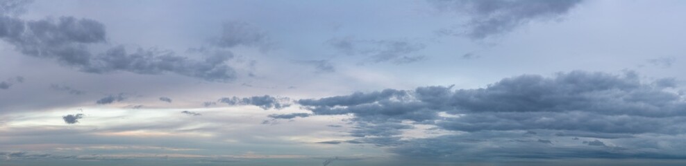 Wall Mural - fantastic clouds at sunrise