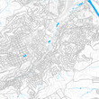 © netsign - Stuttgart, Germany high resolution vector map
