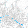 © netsign - Saarbrucken, Germany high resolution vector map