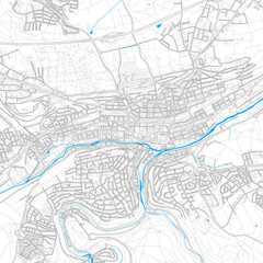  Pforzheim, Germany high resolution vector map