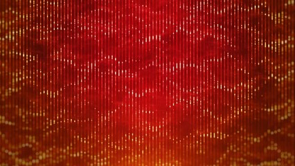 Wall Mural - Abstract Fractal Technology Background Loop/ 4k animation of an abstract fractal background with particles flowing seamless looping