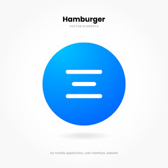 Poster - Website navigation symbol. Hamburger menu icon. Flat website menu icons with rounded and sharp edges. Mobile app menu icons vector set of UI UX design elements. App burger icons. Stock vector EPS10.