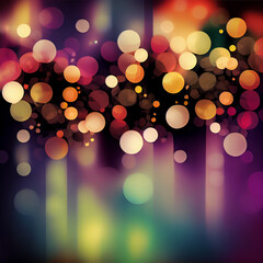 Wall Mural - abstract background with bokeh