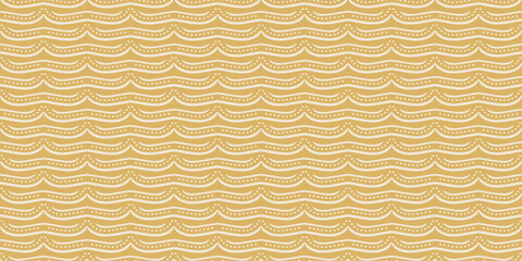 Seamless pattern with waves 