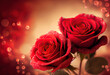 red roses with drops,bouquet of roses