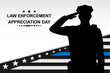 © ecrow - National Law Enforcement Appreciation Day. EPS10 vector
