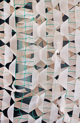 Winter camouflage netting
