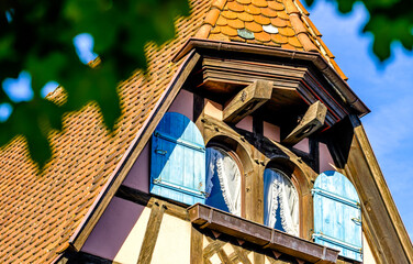 Sticker - typical half timbered facade