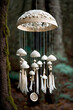 Wind Chimes made out of Mushrooms.
Generative ai