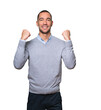 © agongallud - Happy young man doing a competitive gesture