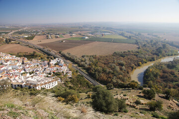 Poster - The view from the castle Almodovar Del Rio, Spain