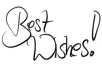 Naklejka na meble Best Wishes 